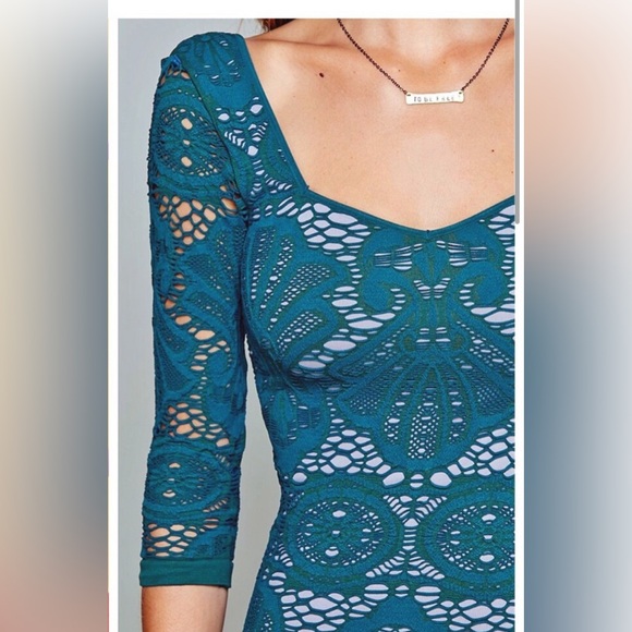 Intimately Free People Medallion Lace Bodycon Dress - Picture 3 of 4
